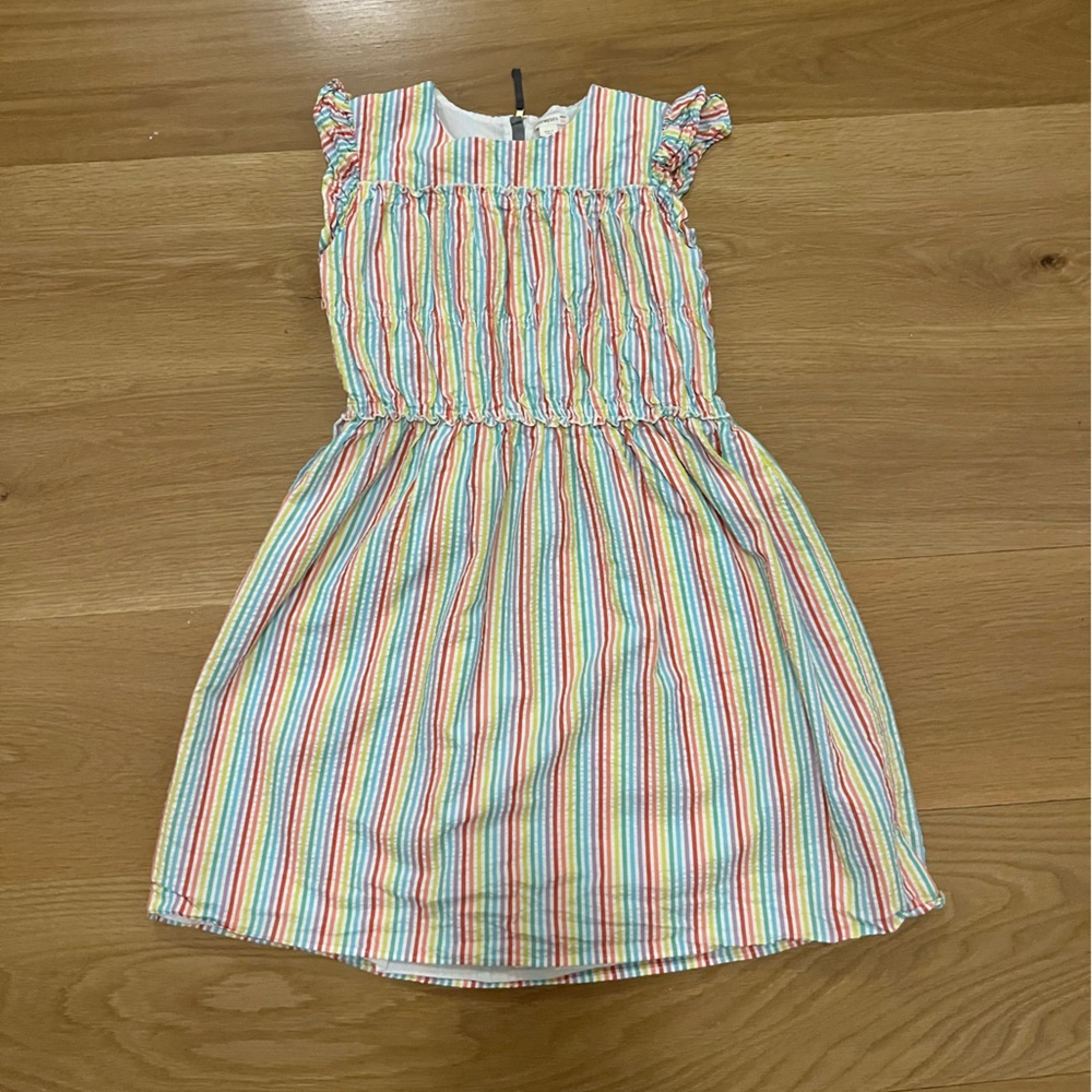 Crew Cuts colorful seersucker dress. Perfect for the upcoming Spring season.
